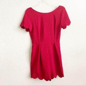 Monteau Red Romper